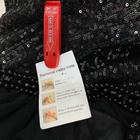 Mac Duggal long sleeve teired ruffle midi dress - Picture 15 of 15